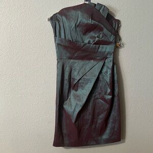 Small teal color dress